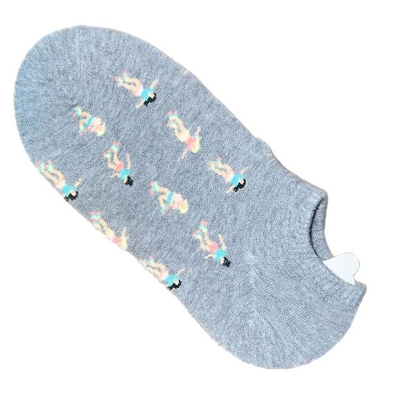 Women’s Two-Pack No-Show Socks - Retro Rollerskates NWOT - Picture 5 of 7